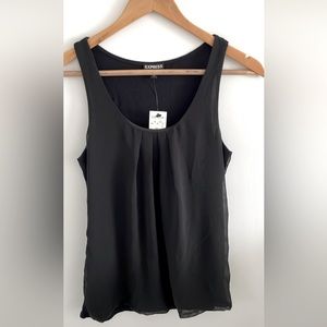 New Express women’s black tank top